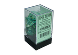 Chessex Borealis Luminary Polyhedral 7-Die Set - Kelp/Light Green - зарчета