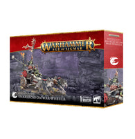 Warhammer Age of Sigmar: Gloomspite Gitz Snarlboss On War-Wheela - миниатюри