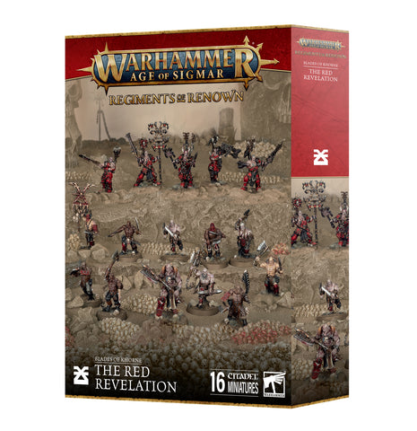 Warhammer Age of Sigmar: Regiments of Renown: Blades of Khorne The Red Revelation - миниатюри