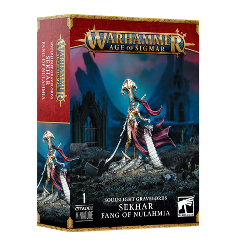 Warhammer Age of Sigmar: Soulbright Gravelords: Sekhar, Fang Of Nulahmia - миниатюри