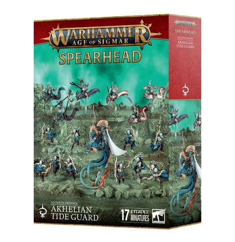 Warhammer Age of Sigmar: Spearhead Akhelian Tide Guard - миниатюри