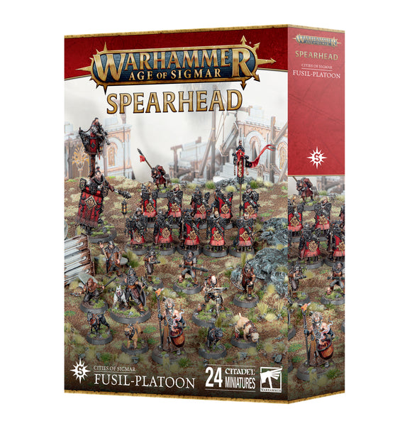 Warhammer Age of Sigmar: Spearhead - Cities of Sigmar Fusil Platoon - миниатюри