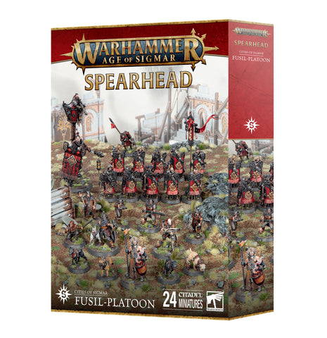 Warhammer Age of Sigmar: Spearhead - Cities of Sigmar Fusil Platoon - миниатюри