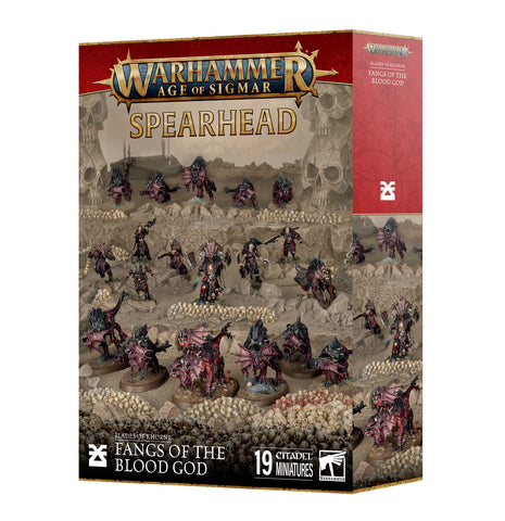 Warhammer Age of Sigmar: Spearhead Fangs of the Blood God - миниатюри