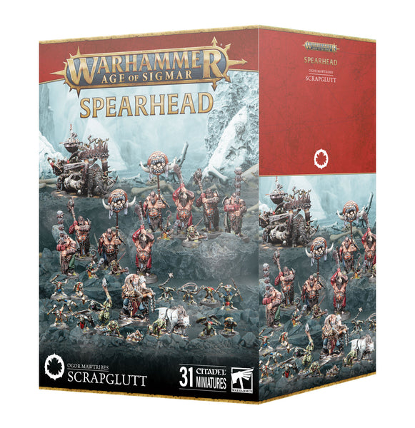 Warhammer Age of Sigmar: Spearhead - Ogor Mawtribes Scrapglutts - миниатюри