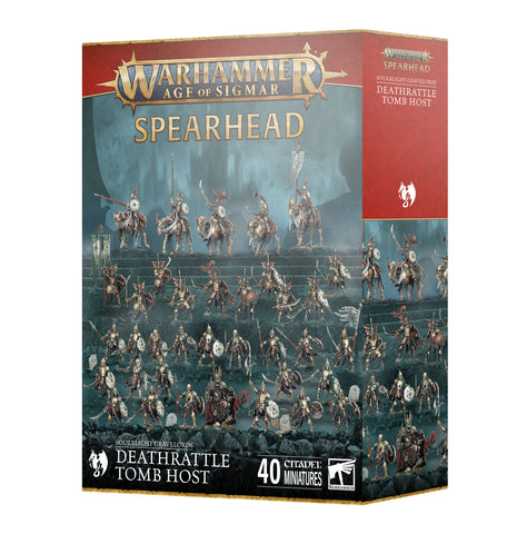 Warhammer Age of Sigmar: Spearhead: Soulblight Gravelords - Deathrattle Tomb Host - миниатюри