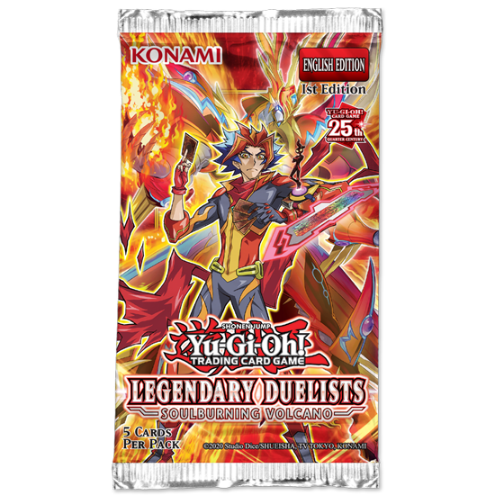 Yu-Gi-Oh - Legendary Duelists: Soulburning Volcano Booster Pack - карти