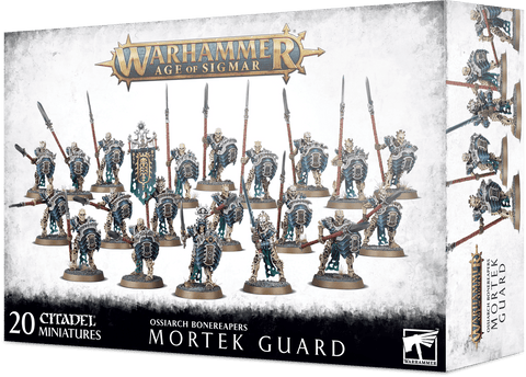 Warhammer Age of Sigmar: Ossiarch Bonereapers Mortek Guard - миниатюри