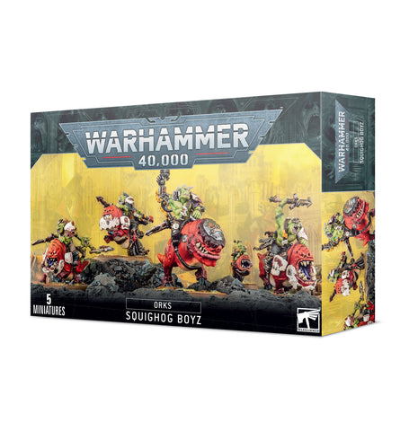 Warhammer 40,000: Orks Squighog Boyz - миниатюри