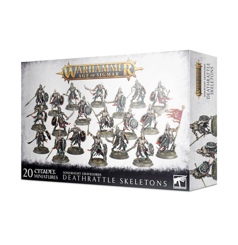 Warhammer Age of Sigmar: Soulblight Gravelords Deathrattle Skeletons - миниатюри