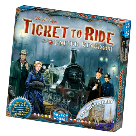 Ticket to Ride Map Collection: UK and Pennsylvania - разширение на настолна игра