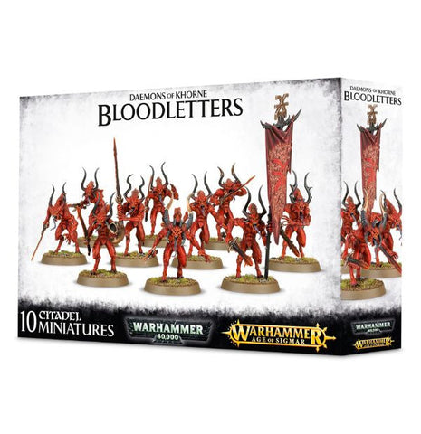 Warhammer Age of Sigmar: Daemons of Khorne Bloodletters - миниатюри - Pikko Games