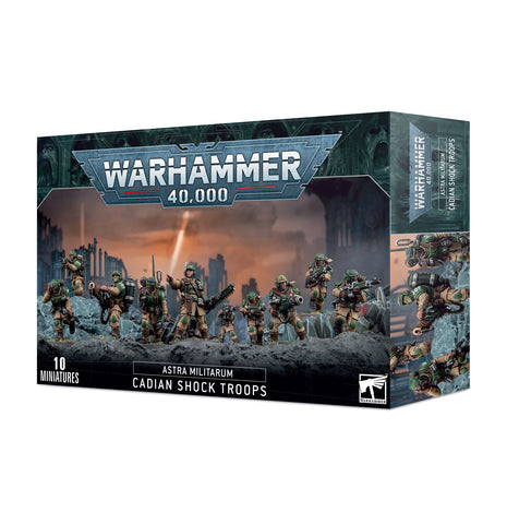 Warhammer 40,000: Astra Militarum Cadian Shock Troops - миниатюри