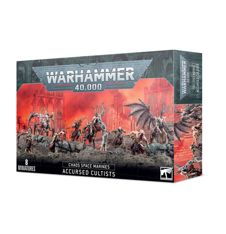 Warhammer 40,000: Chaos Space Marines: Accursed Cultists - миниатюри