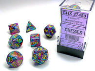 Chessex Festive Polyhedral 7-Die Set - Mosaic/Yellow - зарчета