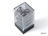 Chessex Translucent Polyhedral 7-Die Set - Smoke/White - зарчета