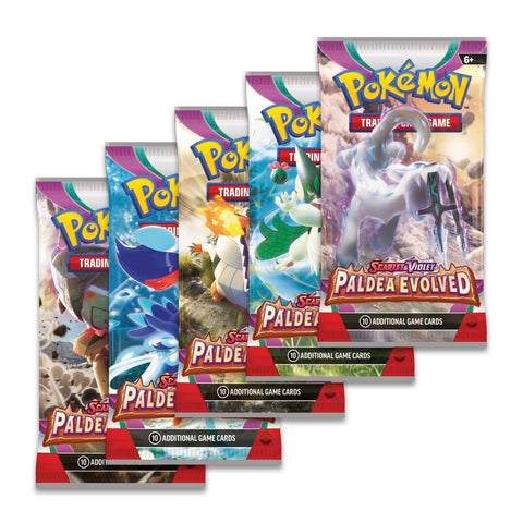 TCG Pokemon - Scarlet and Violet Paldea Evolved Booster Pack - карти