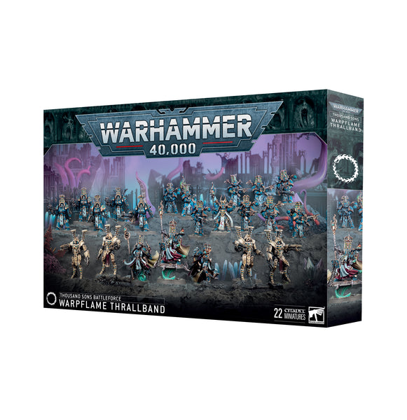 Warhammer 40,000: Thousand Sons Battleforce: Warpflame Thrallband - миниатюри