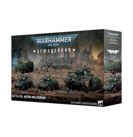 Warhammer 40,000: Armageddon Battalion Astra Militarum - миниатюри - Pikko Games