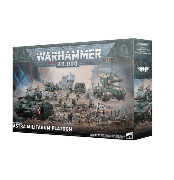 Warhammer 40,000: Battleforce Astra Militarum Platoon - миниатюри