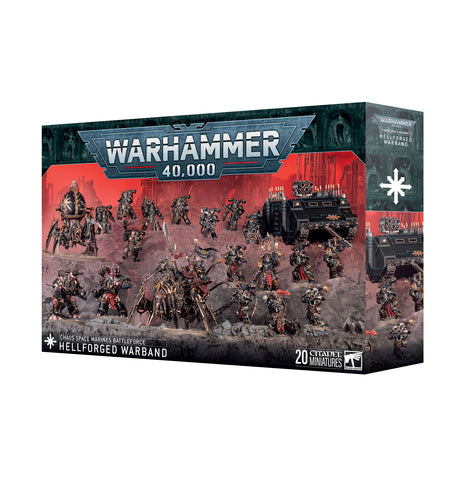Warhammer 40,000: Chaos Space Marines Battleforce Hellforged Warband - миниатюри