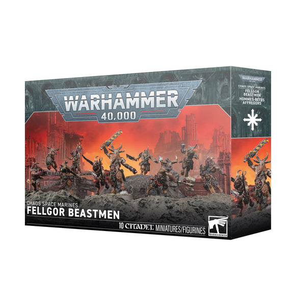 Warhammer 40,000: Chaos Space Marines Fellgor Beastmen - миниатюри