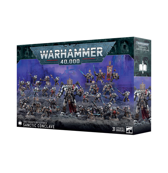 Warhammer 40,000: Grey Knights Battleforce: Sanctic Conclave - миниатюри