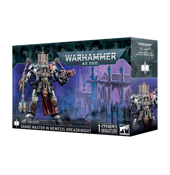 Warhammer 40,000: Grey Knights: Grandmaster in Nemesis Dreadknight - миниатюри