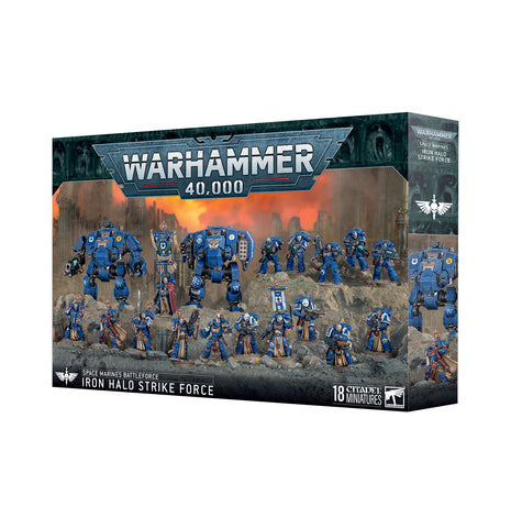 Warhammer 40,000: Space Marines Battleforce Iron Halo Strike Force - миниатюри