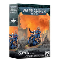 Warhammer 40,000: Space Marines - Captain on Bike - миниатюри