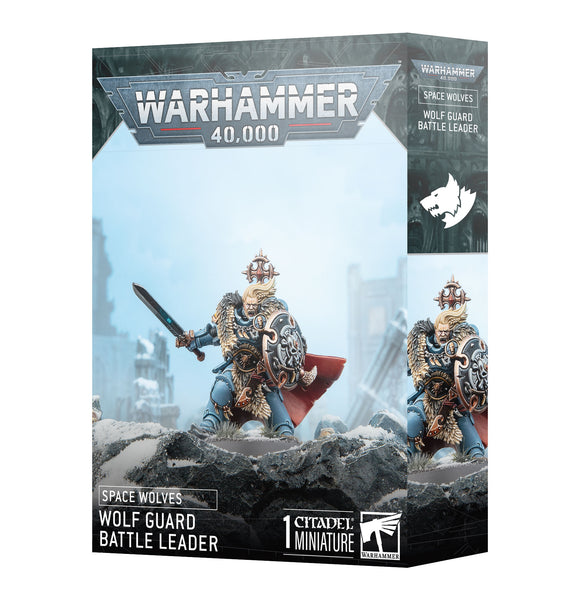 Warhammer 40,000: Space Wolves Wolf Guard Battle Leader- миниатюри