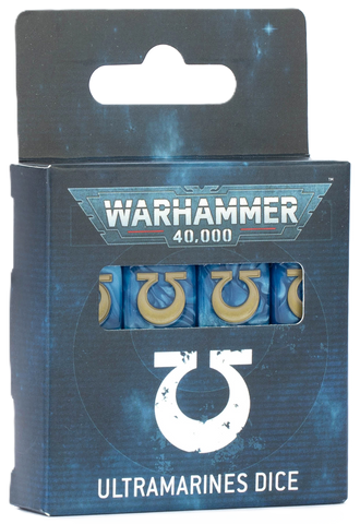 Warhammer 40,000: Ultramarines Dice Set - миниатюри