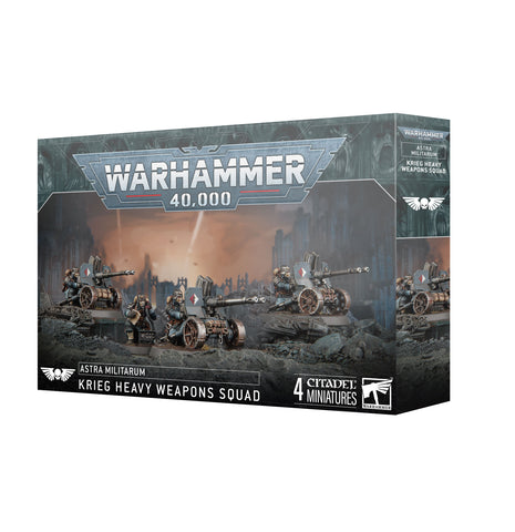 Warhammer 40,000: Astra Militarum: Krieg Heavy Weapons Squad - миниатюри