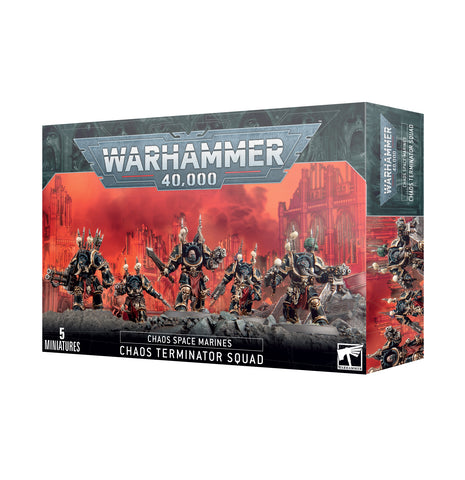 Warhammer 40,000: Chaos Space Marine Terminators - миниатюри