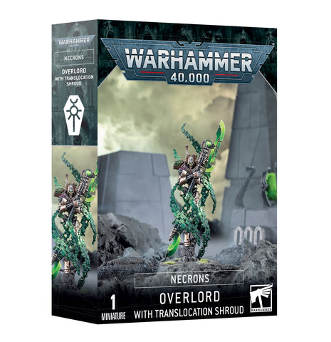 Warhammer 40,000: Necrons Overlord With Translocation Shroud - миниатюри