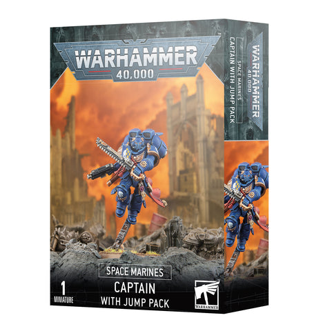 Warhammer 40,000: Space Marines - Captain with Jump Pack - миниатюри