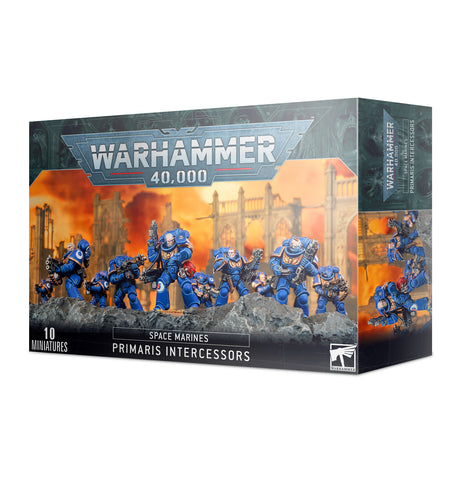 Warhammer 40,000: Space Marines Primaris Intercessors - миниатюри