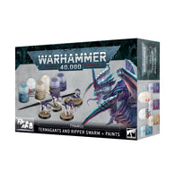 Warhammer 40,000: Tyranids: Termagants and Ripper Swarm + Paints Set