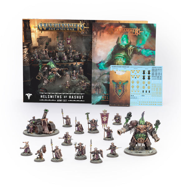 Warhammer Age of Sigmar: Helsmiths Of Hashut Army Set - миниатюри