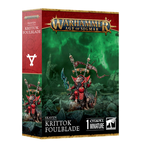 Warhammer Age of Sigmar: Skaven Krittok Foulblade - миниатюри