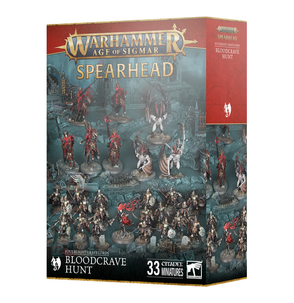 Warhammer Age of Sigmar: Spearhead: Soulblight Gravelords Bloodcrave Hunt - миниатюри