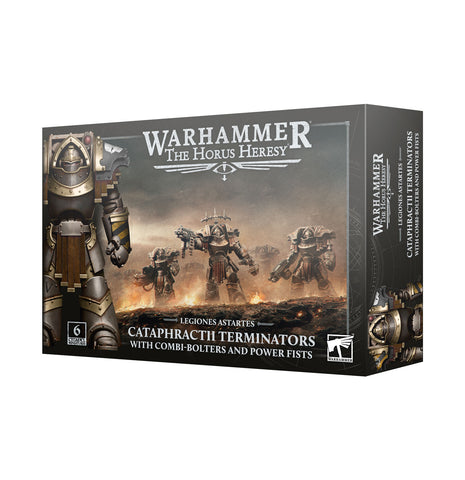 Warhammer The Horus Heresy: Cataphractii Terminators with Combi Bolters and Power Fists - миниатюри - Pikko Games