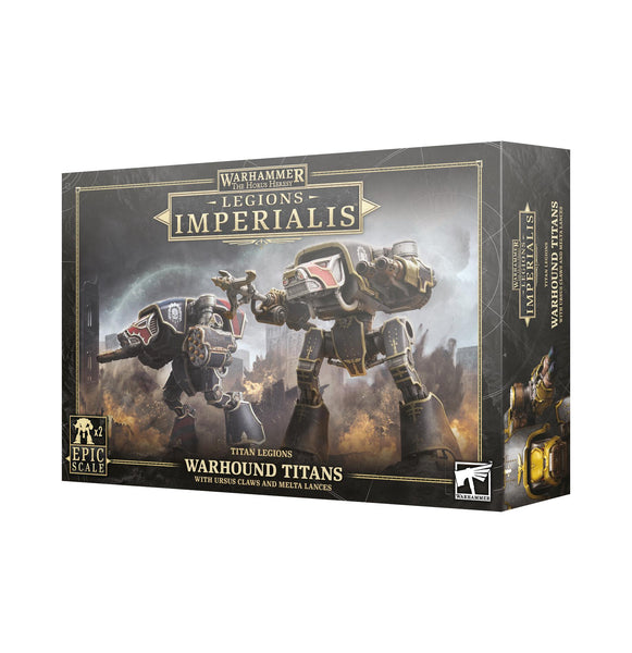 Warhammer The Horus Heresy: Legions Imperialis: Warhound Titans with Ursus Claws - миниатюри