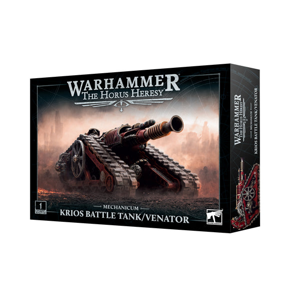 Warhammer The Horus Heresy: Mechanicum Krios Battle tank - миниатюри