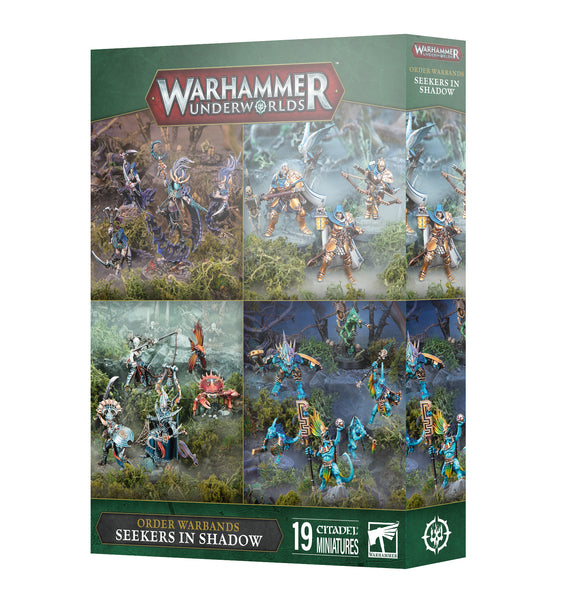 Warhammer Underworlds: Order Warbands Seekers in Shadow - разширение за игра с миниатюри