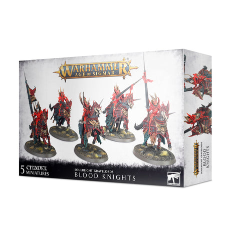 Warhammer Age of Sigmar: Soulblight Gravelords Blood Knights - миниатюри