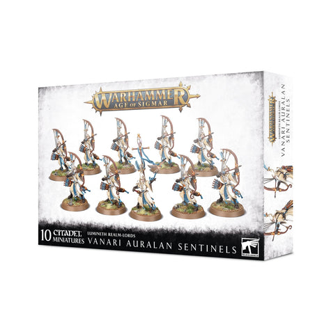 Warhammer Age of Sigmar: Lumineth Realm Lords Vanari Auralan Sentinels - миниатюри