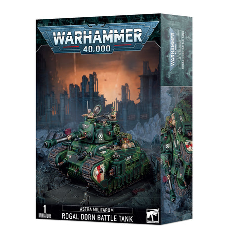 Warhammer 40,000: Astra Militarum Rogal Dorn Battle Tank - миниатюри